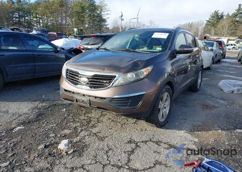 2011 Kia Sportage Lx from USA, damaged, VIN KNDPB3A29B7032563
